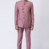 Enticing Mauve Designer Jodhpuri Suit for Engagement, Reception, Wedding, Sangeet, and Parties