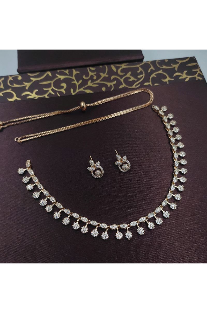 Ethnic Silver Designer Necklace Set for Engagement, Wedding, and Reception