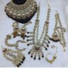 Smashing Maroon Designer Bridal Necklace Set for Sangeet, Wedding, and Reception
