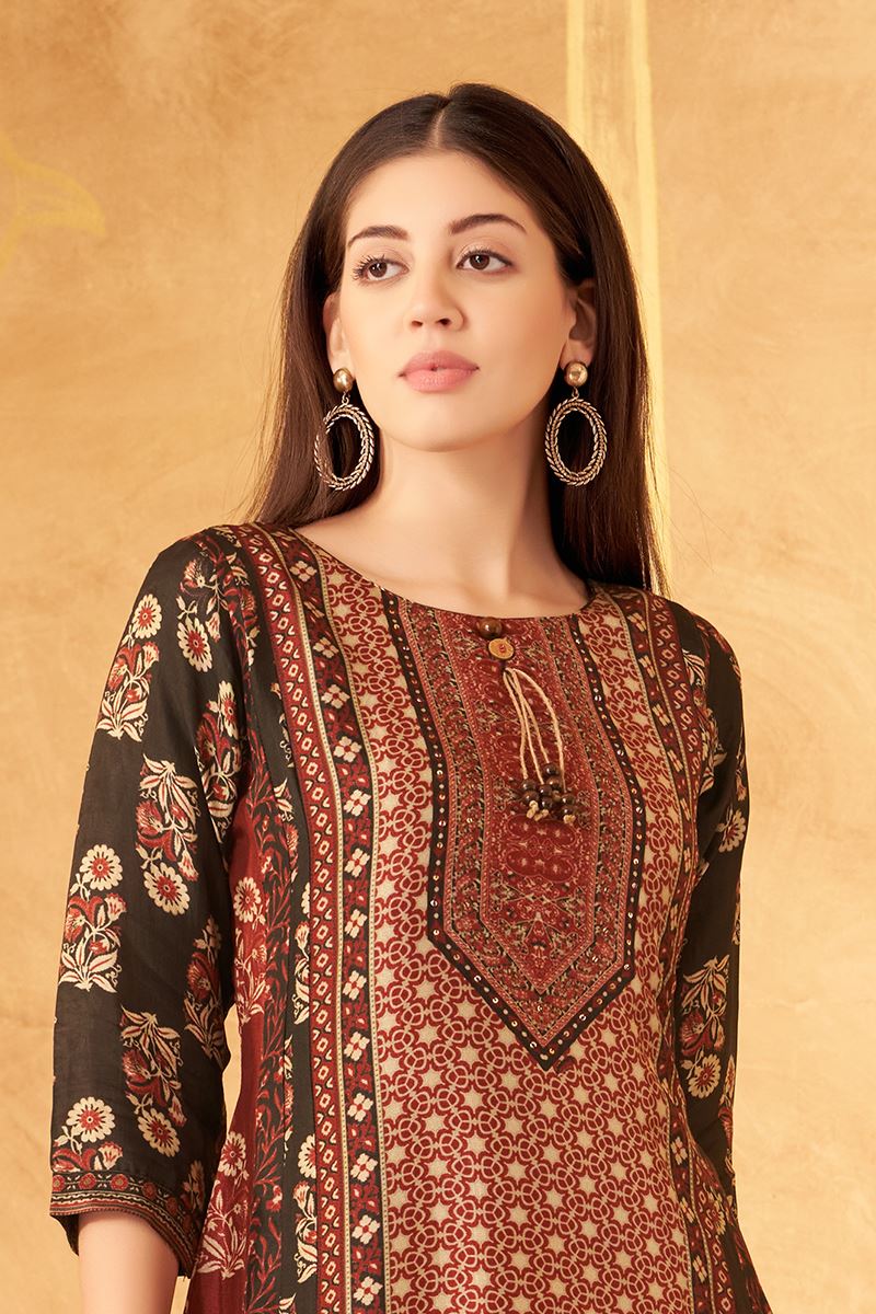 Irresistible Designer A-Line Suit for Festivals, Sangeet, and Parties