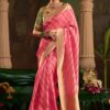 Striking Pure Crepe Dola Silk Designer Saree for Engagement, Reception, and Parties