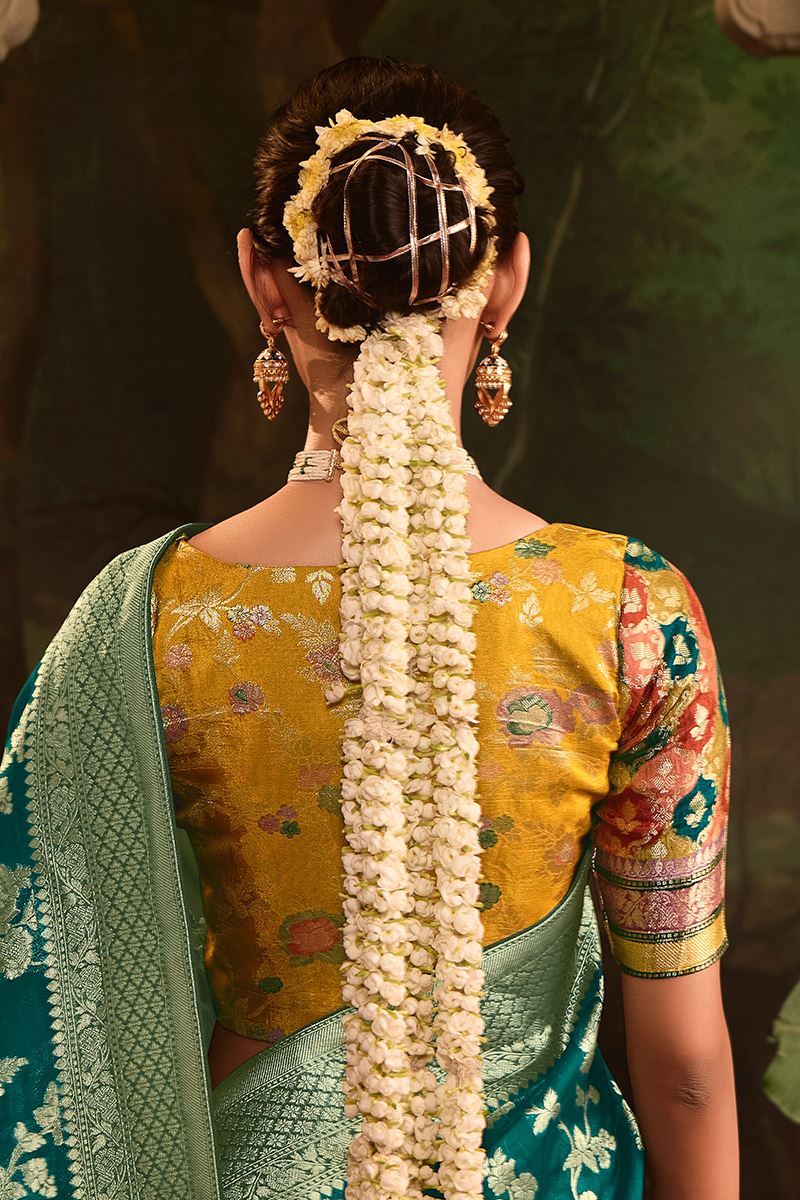 Aesthetic Pure Crepe Dola Silk Designer Saree for Mehendi, Reception, and Parties