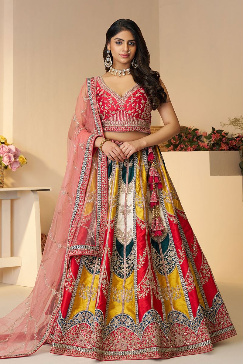 Appealing Designer Indo-Western Lehenga Choli for Wedding, Reception, and Pre-Wedding Shoot