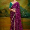 Astounding Organza Designer Saree for Reception, Sangeet, and Parties