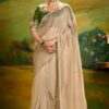 Divine Organza Designer Saree for Engagement, Sangeet, and Parties