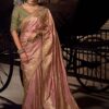 Mesmerizing Pure Viscose Tissue Designer Saree for Wedding, Reception, and Pre-Wedding Shoot
