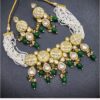 Smashing Green Designer Necklace Set for Wedding, Reception, and Mehendi