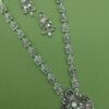 Fascinating Silver Designer Necklace Set for Festivals, Sangeet, and Parties