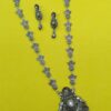 Creative Silver Designer Necklace Set for Festivals, Sangeet, and Parties