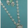 Mesmerizing Silver Designer Necklace Set for Festivals, Sangeet, and Parties