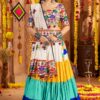 Breathtaking Viscose Cotton Designer Navratri Lehenga Choli for Garba Dance and Festival Celebrations