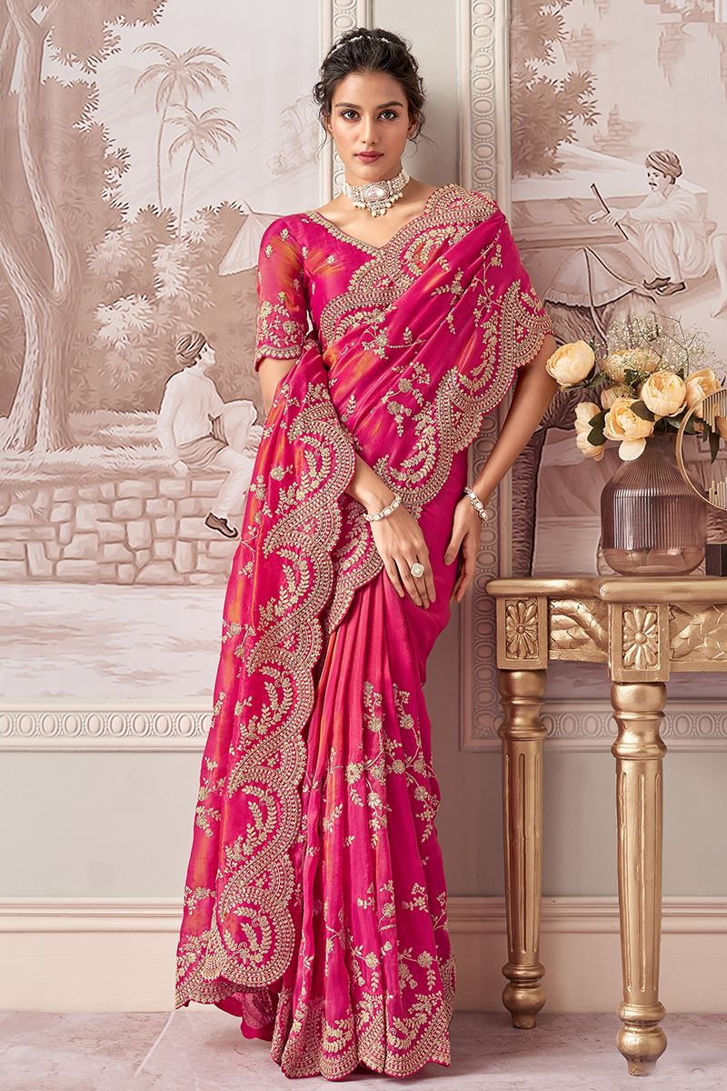 Royal Silk Designer Saree for Wedding, Reception, and Engagement