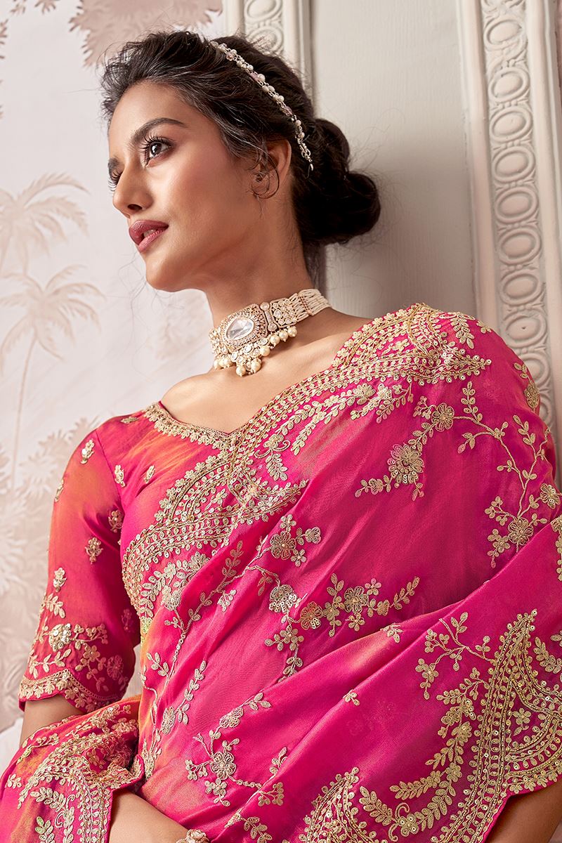 Royal Silk Designer Saree for Wedding, Reception, and Engagement