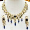 Beautiful Blue Designer Wedding Necklace Set for Engagement, Wedding, and Reception