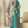 Ethnic Designer Straight Cut Suit for Festivals, Sangeet, and Parties (Unstitched suit)