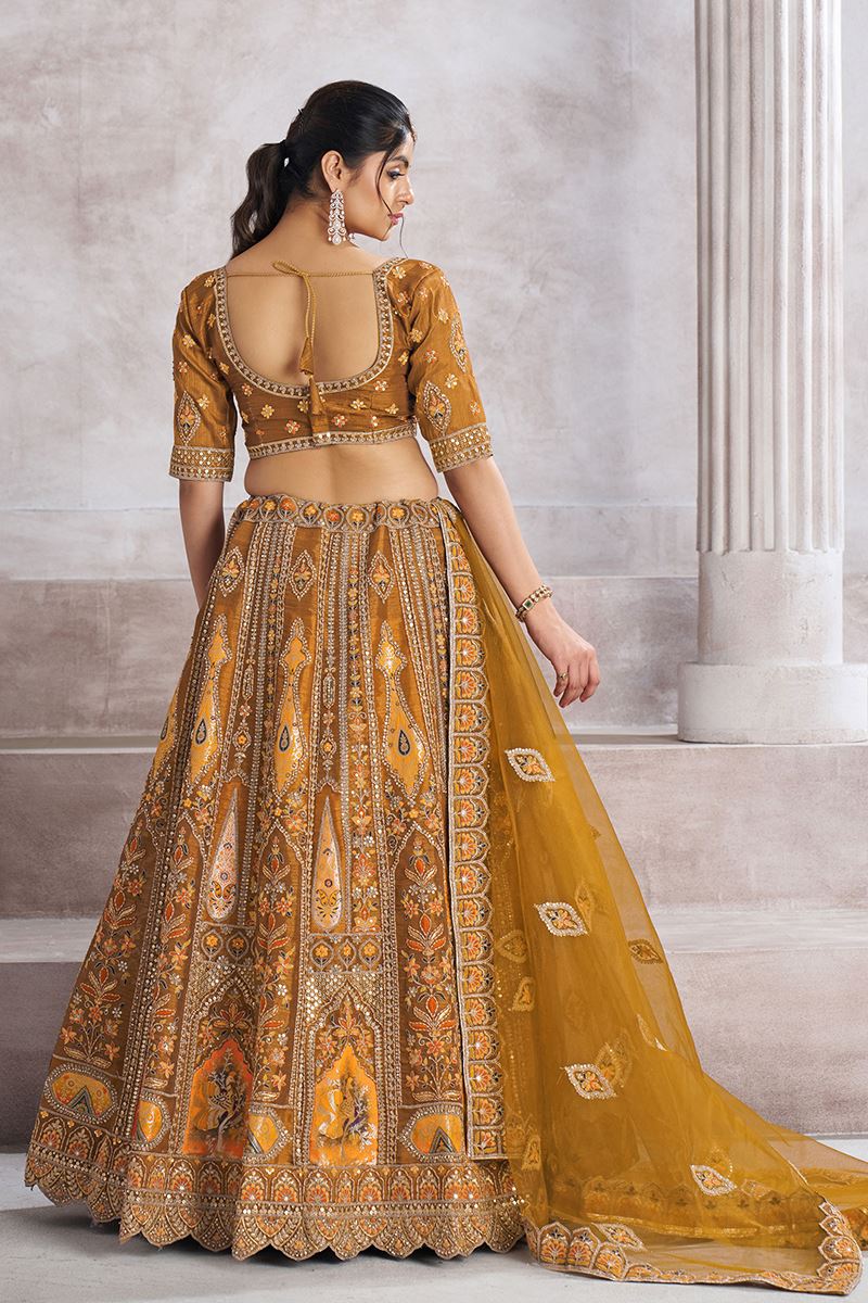 Royal Designer Bridal Lehenga Choli for Haldi, Wedding, and Reception