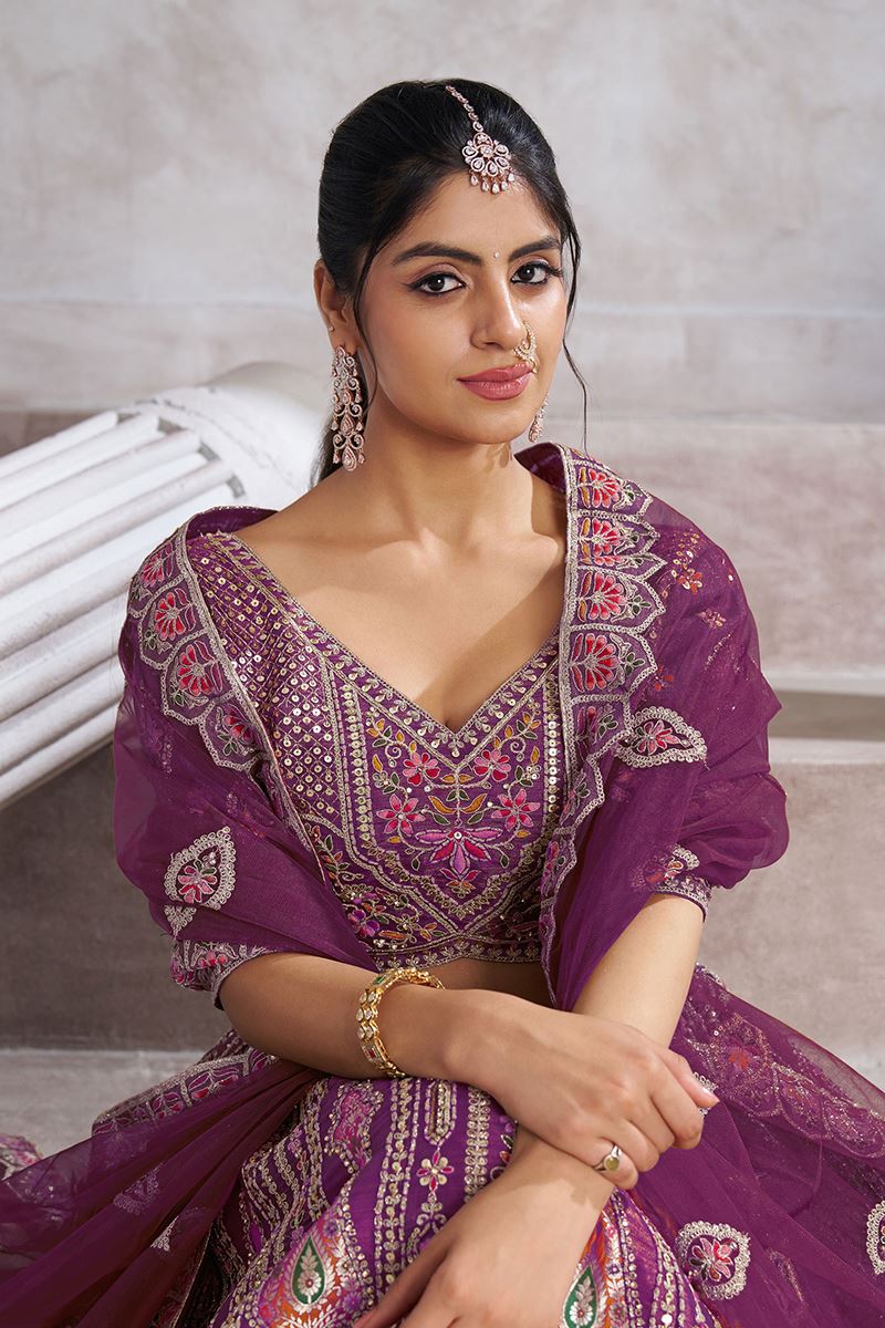 Aesthetic Designer Bridal Lehenga Choli for Wedding, Reception, and Pre-Wedding Shoot