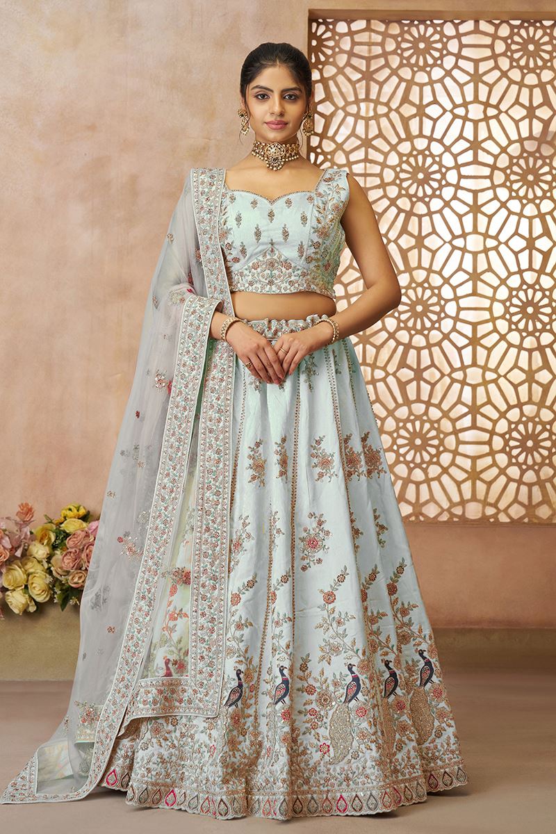 Delightful Designer Bridal Lehenga Choli for Engagement, Reception, and Sangeet