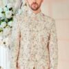 Attractive Designer Men’s Bandhgala for Engagement, Reception, and Sangeet