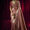 Glamorous Silk Designer Saree for Wedding and Reception