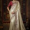 Aesthetic Silk Designer Saree for Wedding and Reception