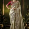 Trendy Silk Designer Saree for Wedding and Reception