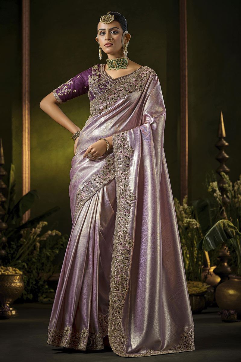 Appealing Silk Designer Saree for Wedding and Reception