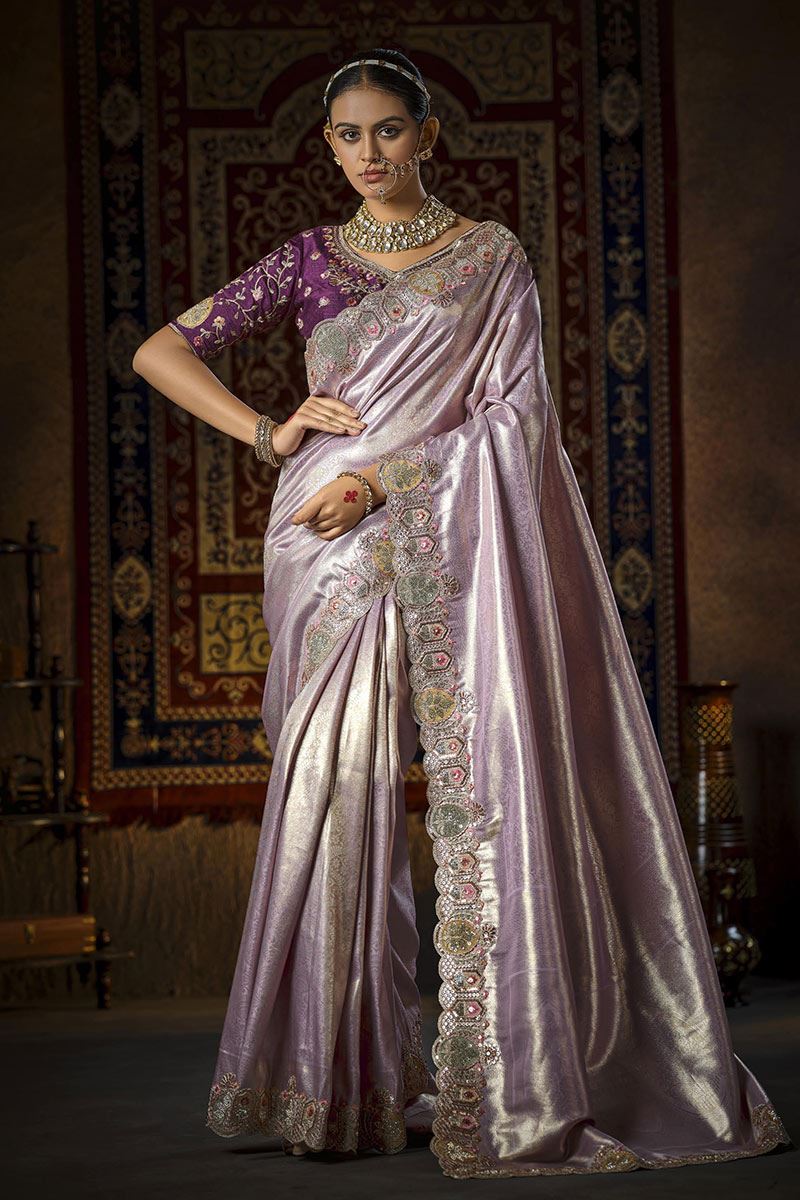 Royal Silk Designer Saree for Wedding and Reception