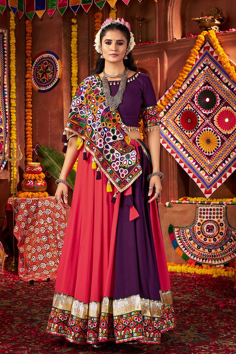 Fascinating Designer Navratri Lehenga Choli for Garba Dance and Festival Celebrations