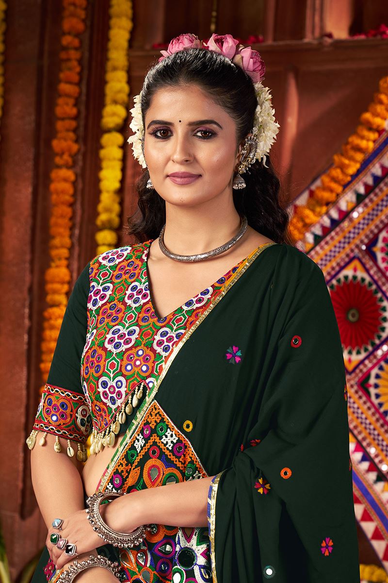 Marvelous Designer Navratri Lehenga Choli for Garba Dance and Festival Celebrations