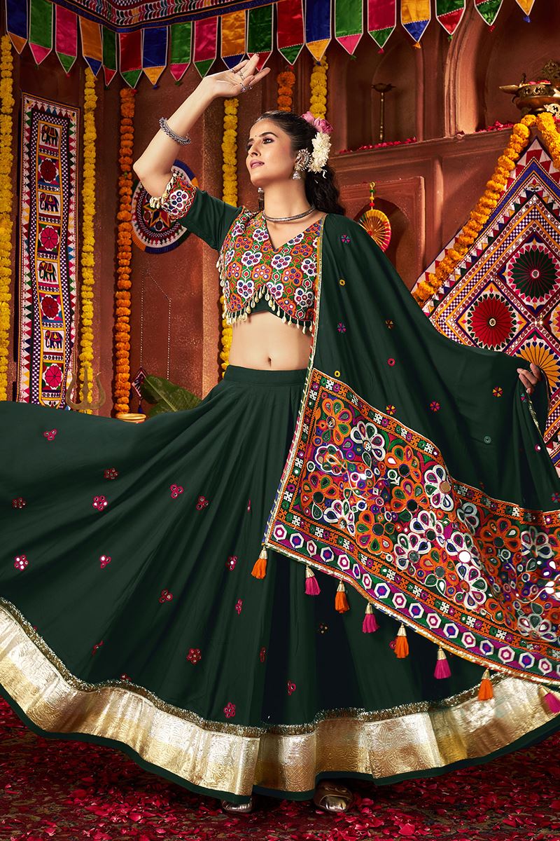 Marvelous Designer Navratri Lehenga Choli for Garba Dance and Festival Celebrations