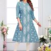 Spectacular Denim Designer Kurti for Festivals, Sangeet, and Parties