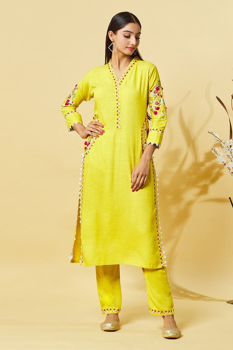 Divine Designer Kurti for Haldi, Sangeet, and Parties