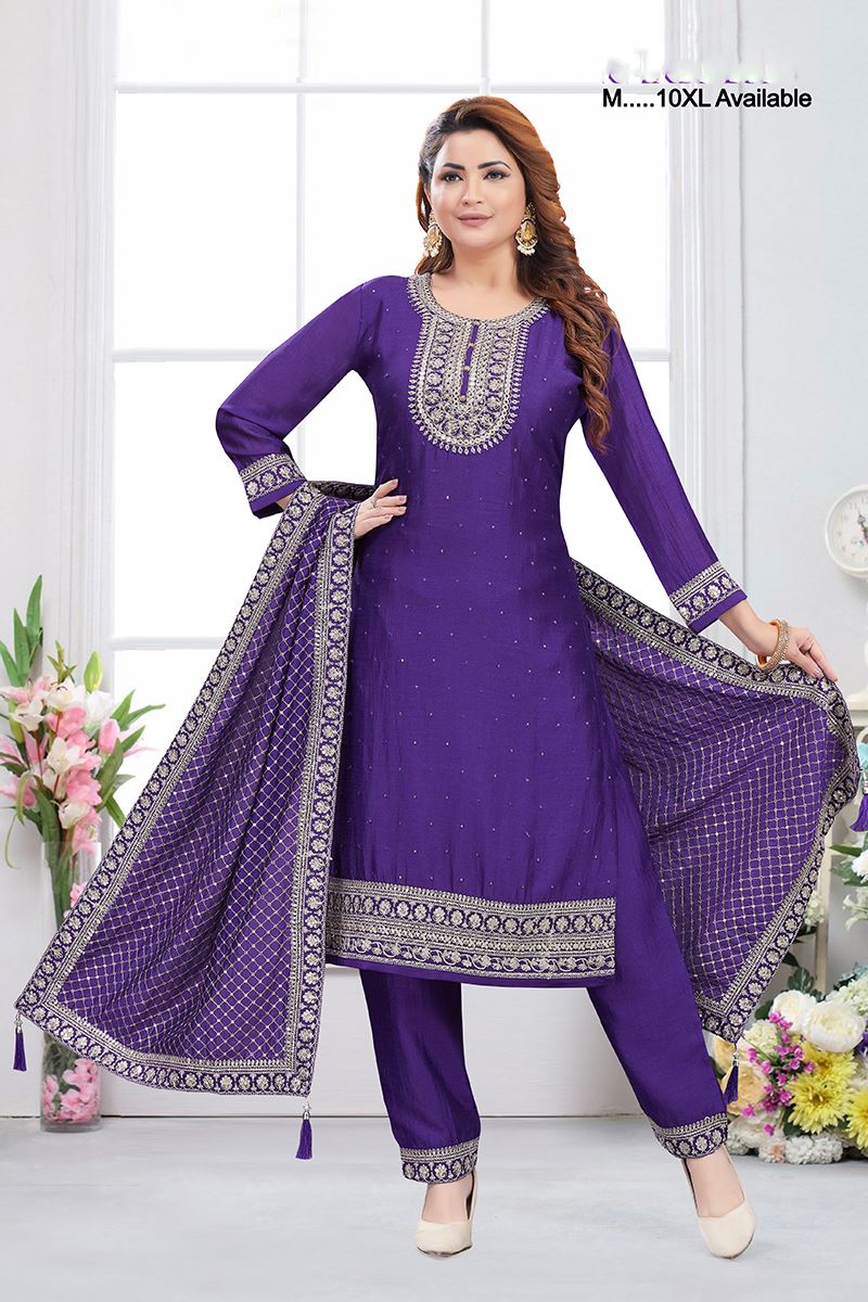 Exquisite Designer Straight Cut Suit for Festivals, Sangeet, and Parties