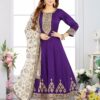 Smashing Chinon Designer Anarkali Suit for Wedding, Reception, and Sangeet