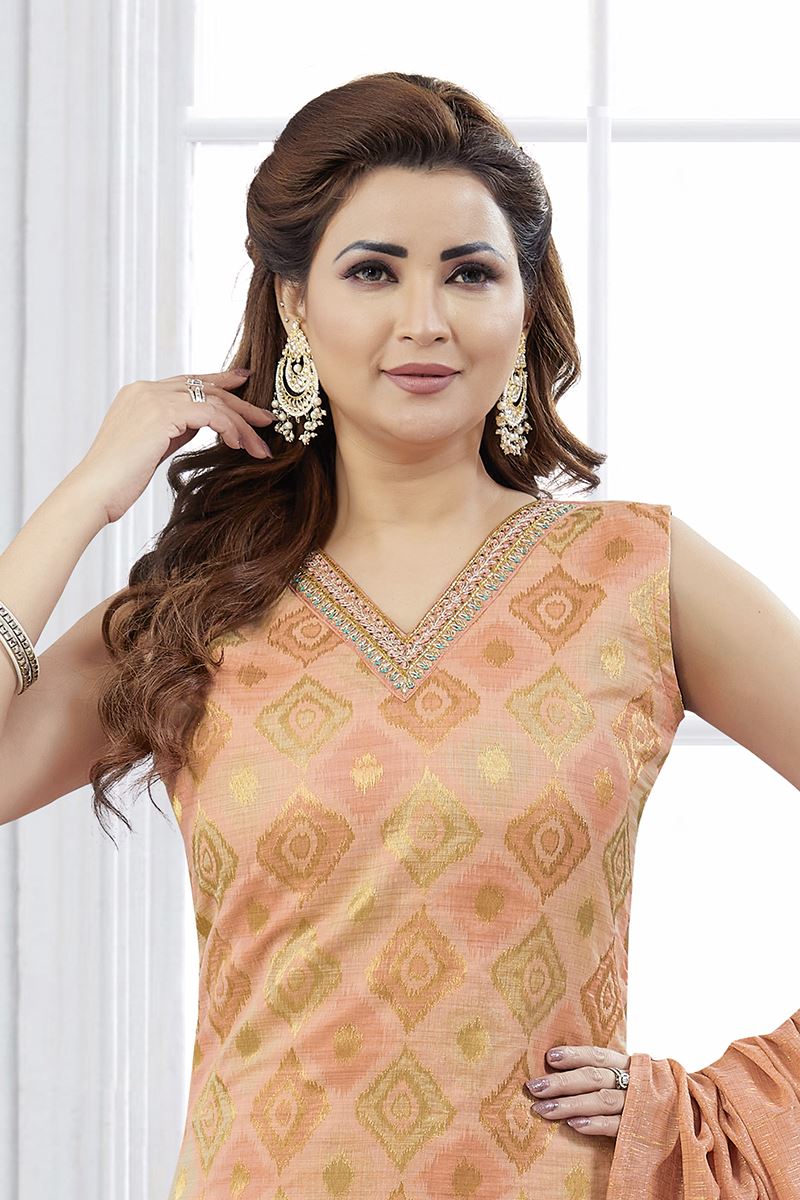 Classy Designer Straight Cut Suit for Festivals, Sangeet, and Parties