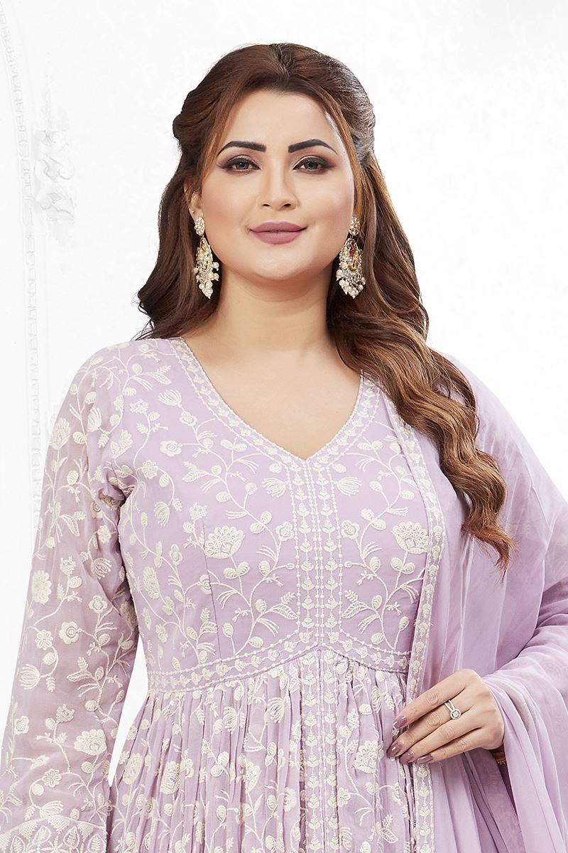 Irresistible Georgette Designer Anarkali Suit for Festivals, Sangeet, and Parties