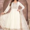 Royal Chanderi Silk Designer Anarkali Suit for Festivals, Sangeet, and Parties