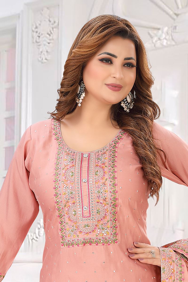 Classy Designer Straight Cut Suit for Festivals, Sangeet, and Parties