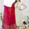 Exuberant Designer Straight Cut Suit for Festivals, Sangeet, and Parties