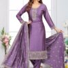 Flamboyant Designer Straight Cut Suit for Festivals, Sangeet, and Parties