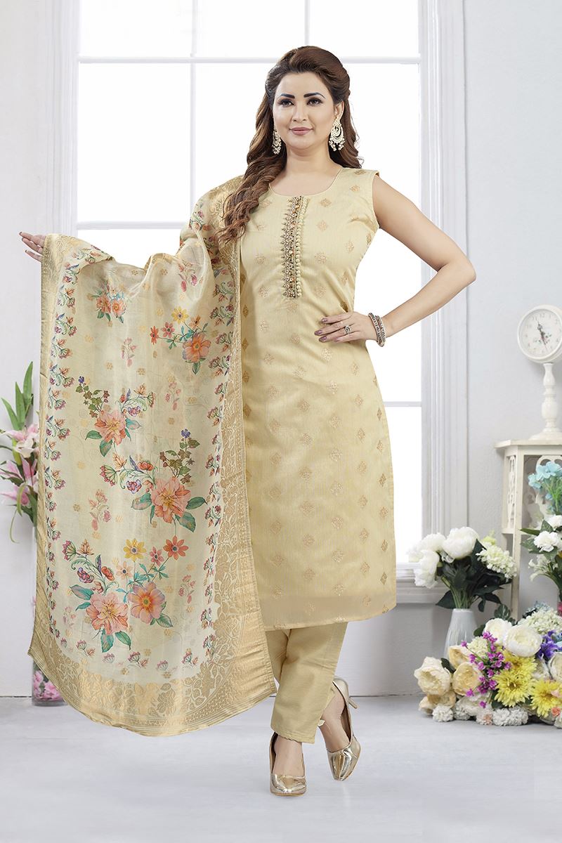 Trendy Designer Straight Cut Suit for Festivals, Sangeet, and Parties