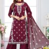 Dazzling Designer Straight Cut Suit for Festivals, Sangeet, and Parties