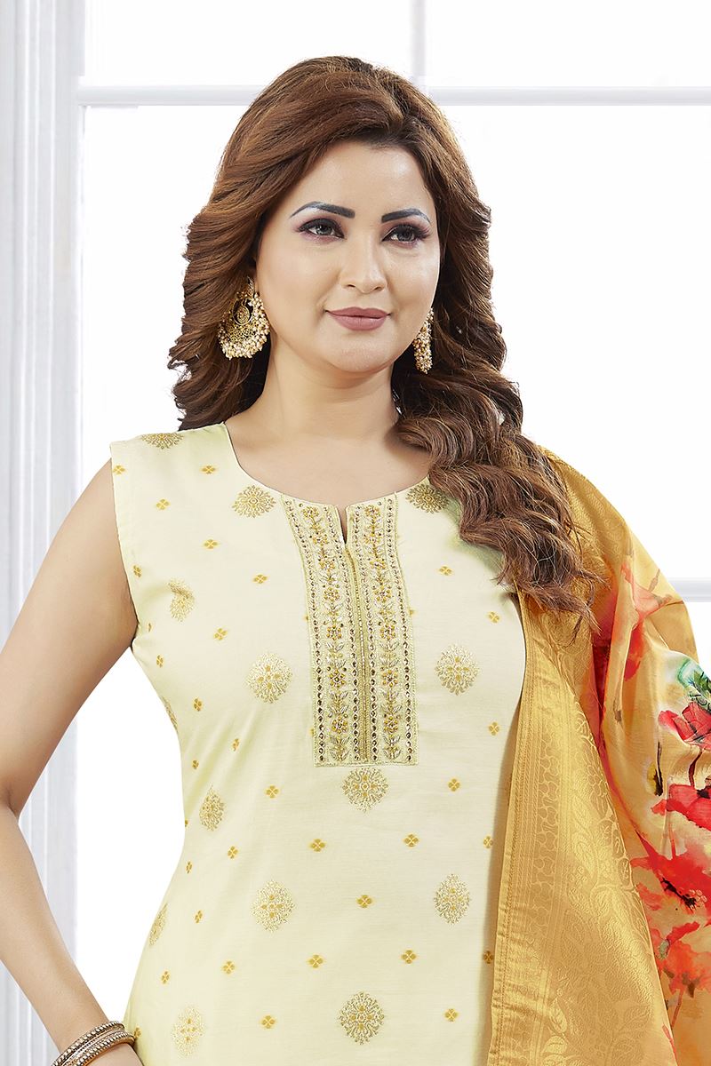 Divine Designer Straight Cut Suit for Engagement, Sangeet, and Parties