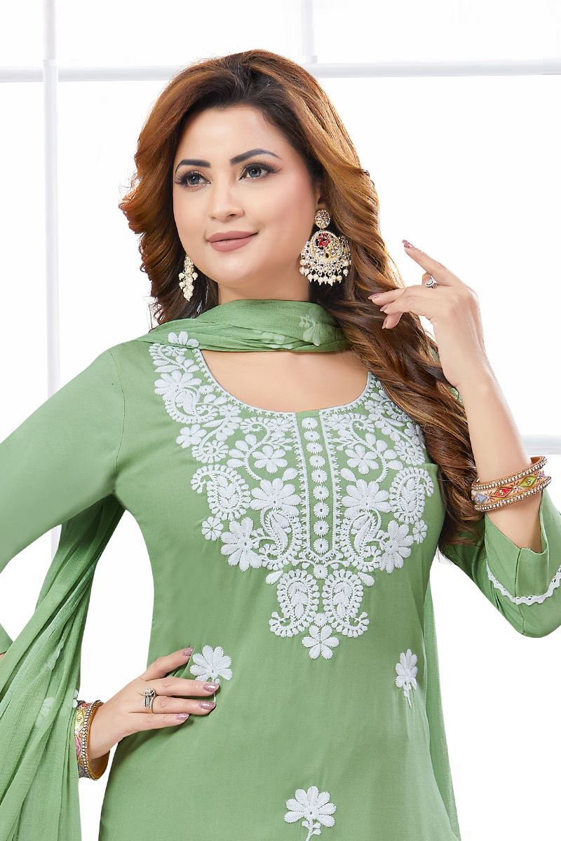 Mesmerizing Designer Straight Cut Suit for Mehendi, Festivals, and Parties