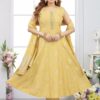 Heavenly Jacquard Designer Anarkali Suit for Haldi, Sangeet, and Parties