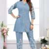 Pretty Denim Designer Co-Ord Set for Sangeet and Parties