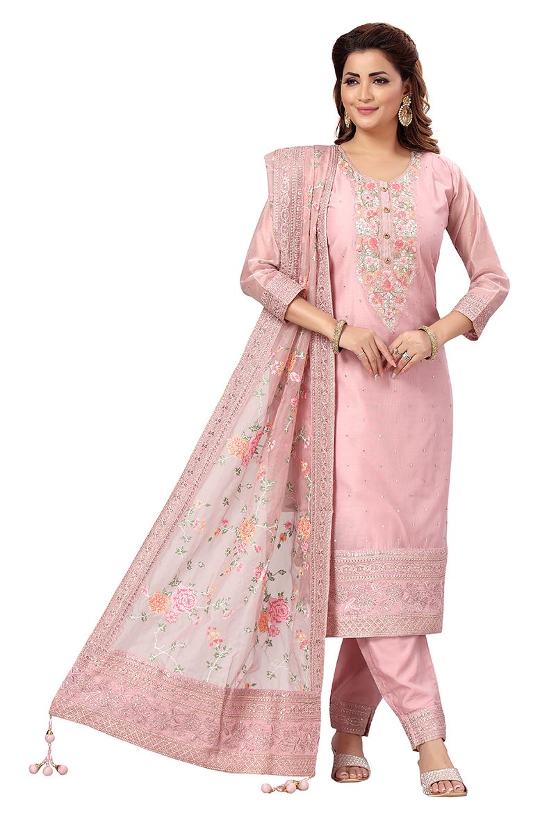 Enticing Designer Straight Cut Suit for Festivals, Sangeet, and Parties