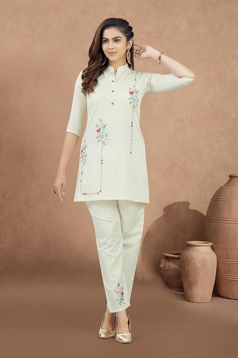 Attractive Beige Designer Co-Ord Set for Sangeet and Parties