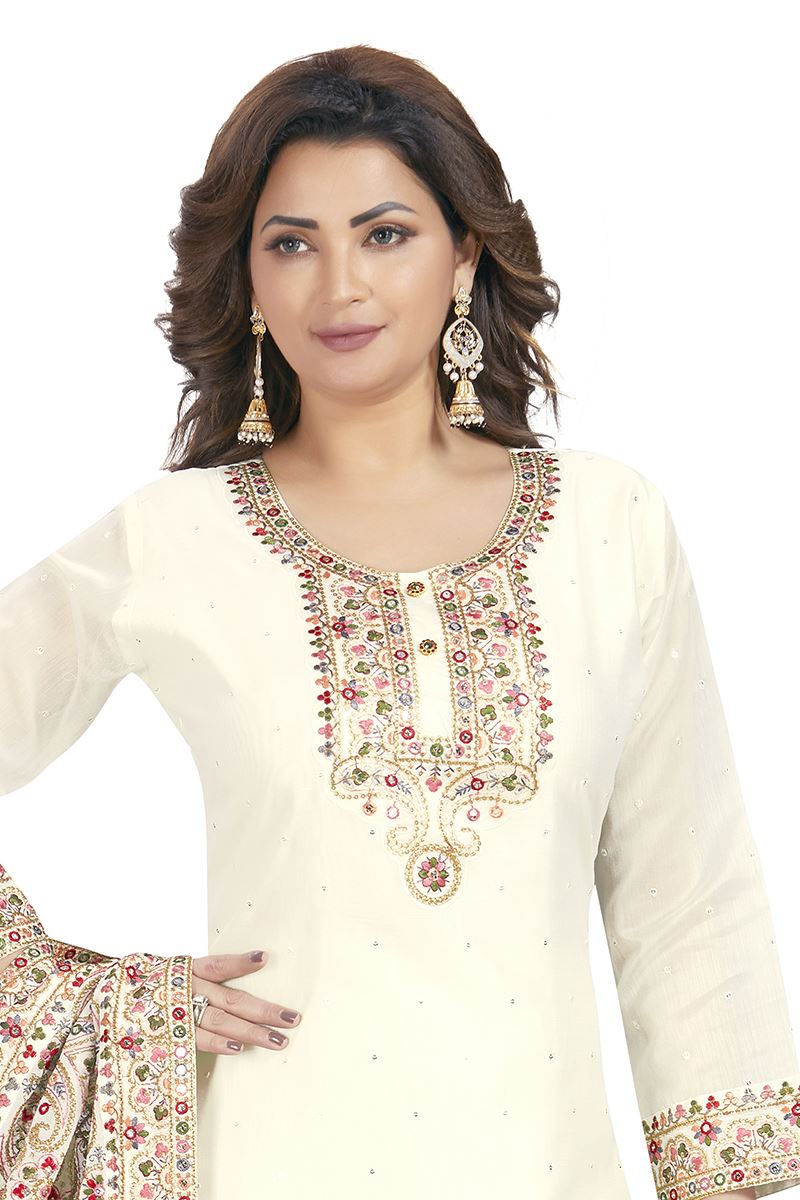 Alluring Designer Straight Cut Suit for Festivals, Sangeet, and Parties